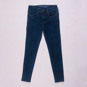 American Eagle AEO Jegging Dark Wash sz 4 Short